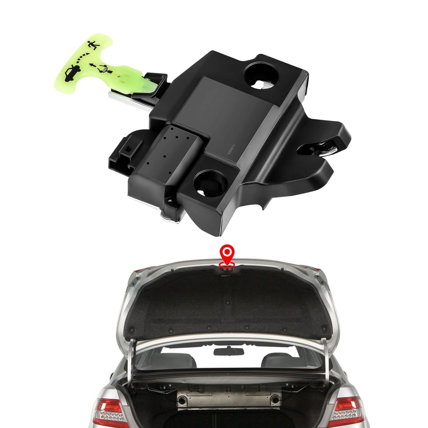 Trunk Latch Tailgate Lock Actuator for 2007-2011 Toyota Camry - Back Door Hatch, Fits 931-860, 64600-33120, 64600-06010