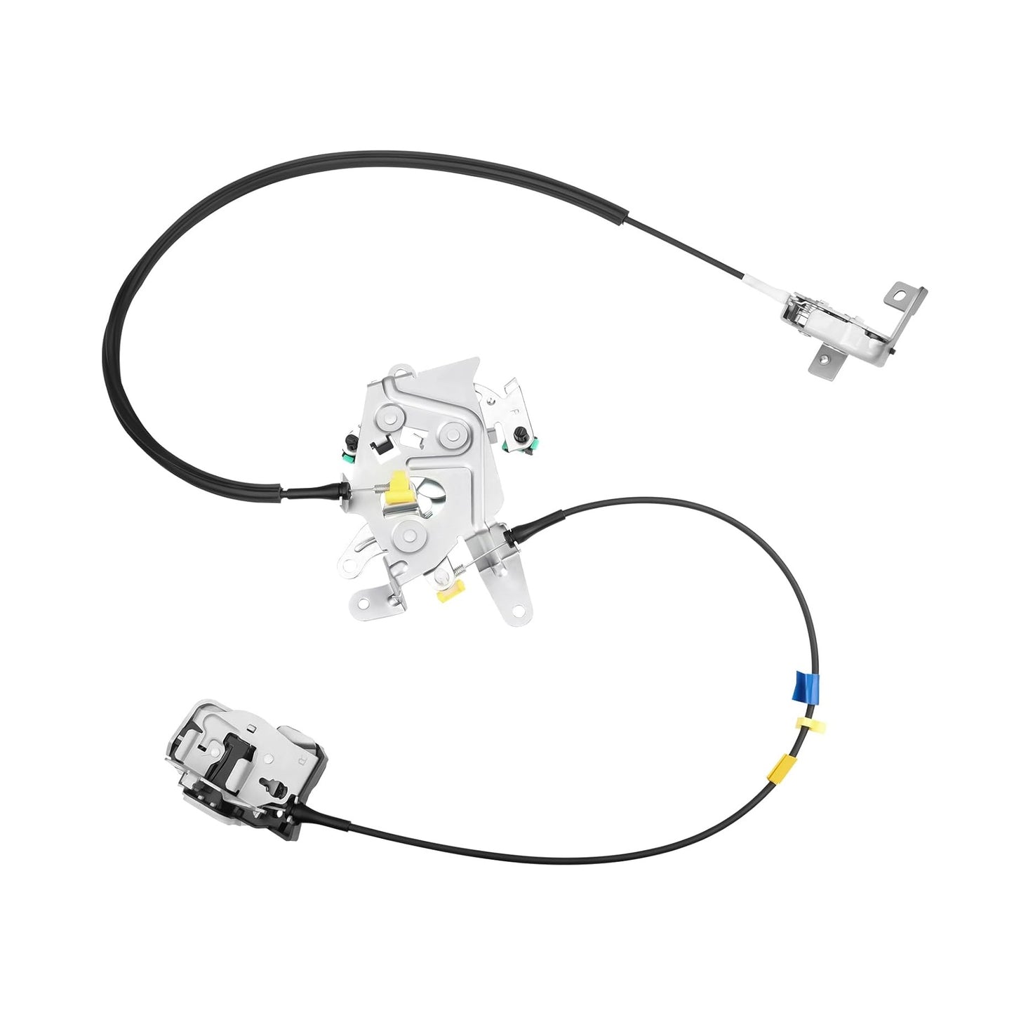 Right Rear Door Lock Latch & Cable for Ford F250-F550 Super Duty 1999-2007 - Upper & Lower Assemblies, Compatible with 6C3Z-28264A00-A, 4C3Z28264A00AA, F81Z28218B04AA