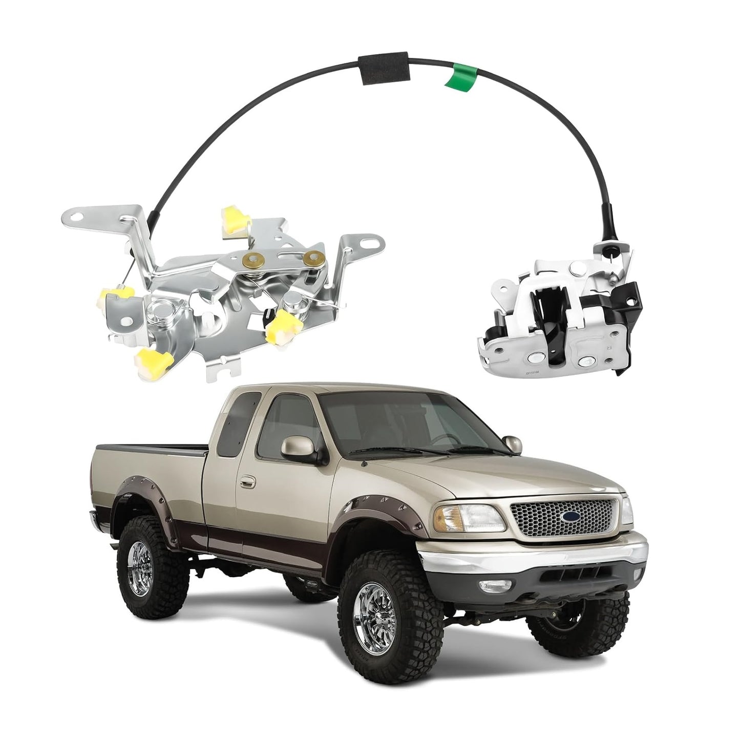 Rear Passenger Side Door Lock Actuator for Ford F-150/F-250 Super Duty 1997-2004 - Replaces 6L3Z-18264A00-C